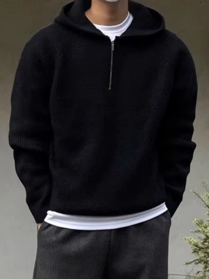 CAELAN – Stylowa bluza z kapturem i podwójnym zamkiem błyskawicznym